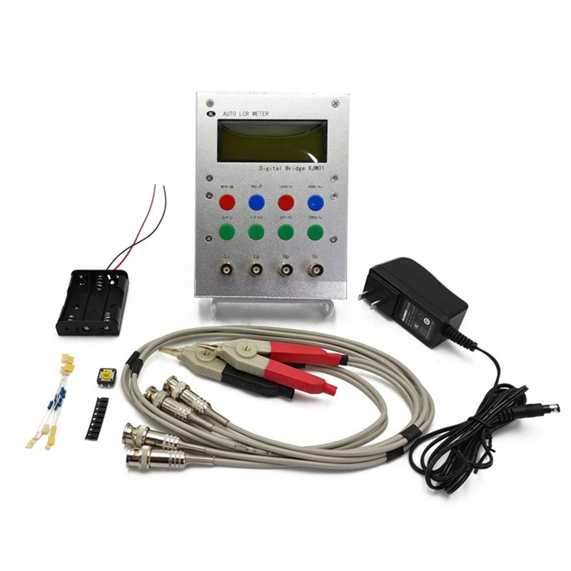 Xjw01 Digital Bridge 0.3 Lcr Tester Resistance, Inductance, Capacitance, Esr Meter, Finished