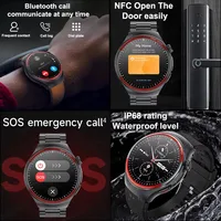 2025 New Laser detection Blood pressure Smart Watch Men Heart rate Pulse Three highs Blood oxygen Call Health Sports NFC Watches - Image 5