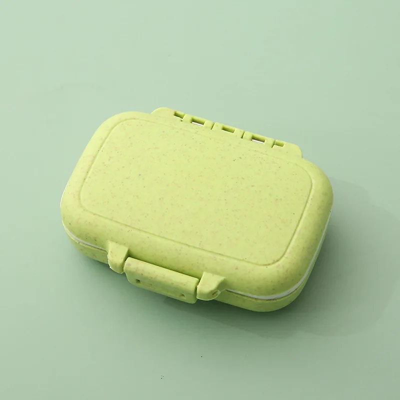 Compact Portable Pill Organizer with 3-Compartment Storage