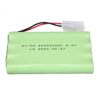 9.6v 3000mah Rechargeable Battery For Rc toys Cars Tanks Robots Gun NiMH Battery AA 9.6v 2400mah Batteries Pack For Rc Boat 2