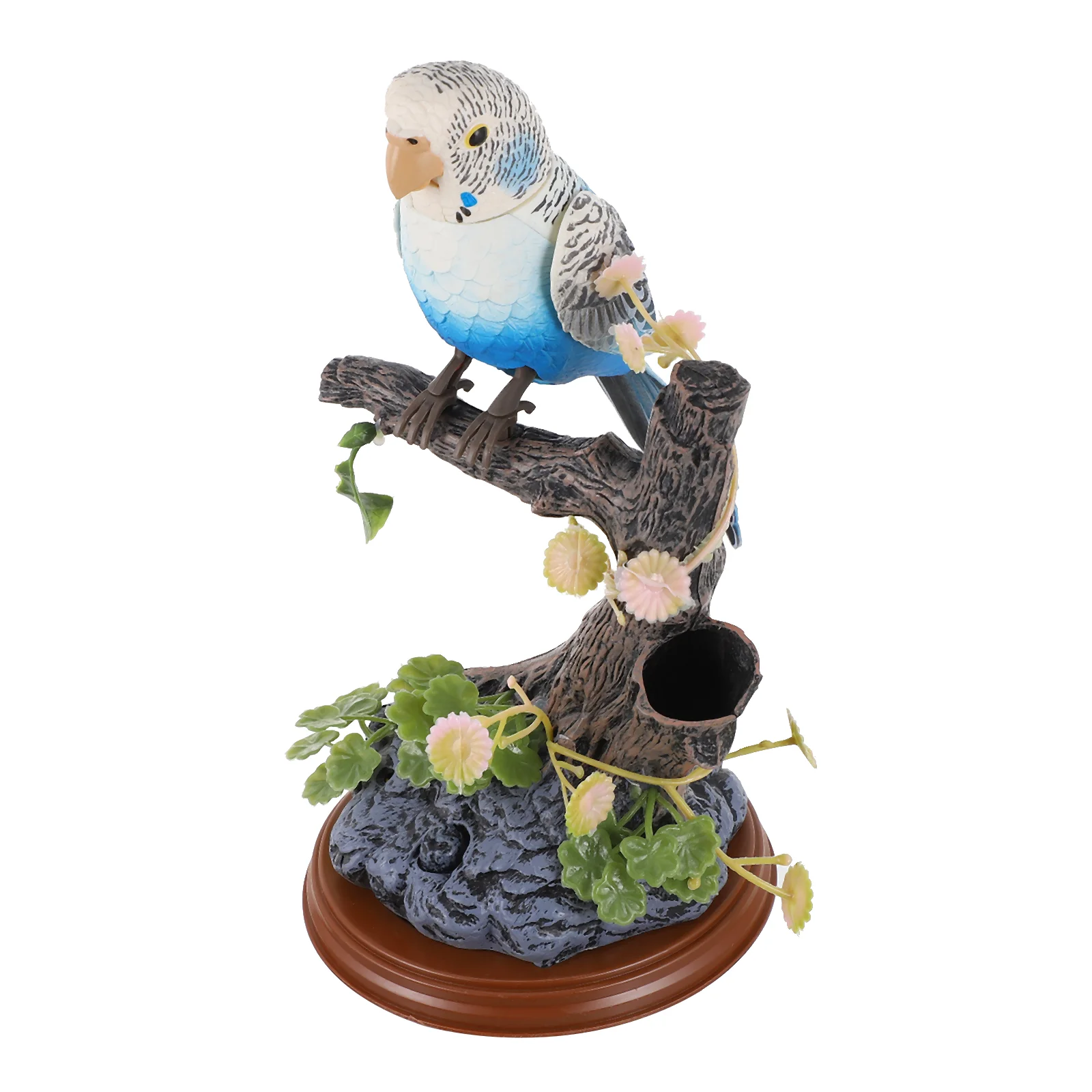 Electric Recording Talking Parrot Toy Cute Speaking Record Repeats Parrot Simulation Bird Model Kids Educational Toy No solar fluttering hummingbird electric hummingbird toy bird