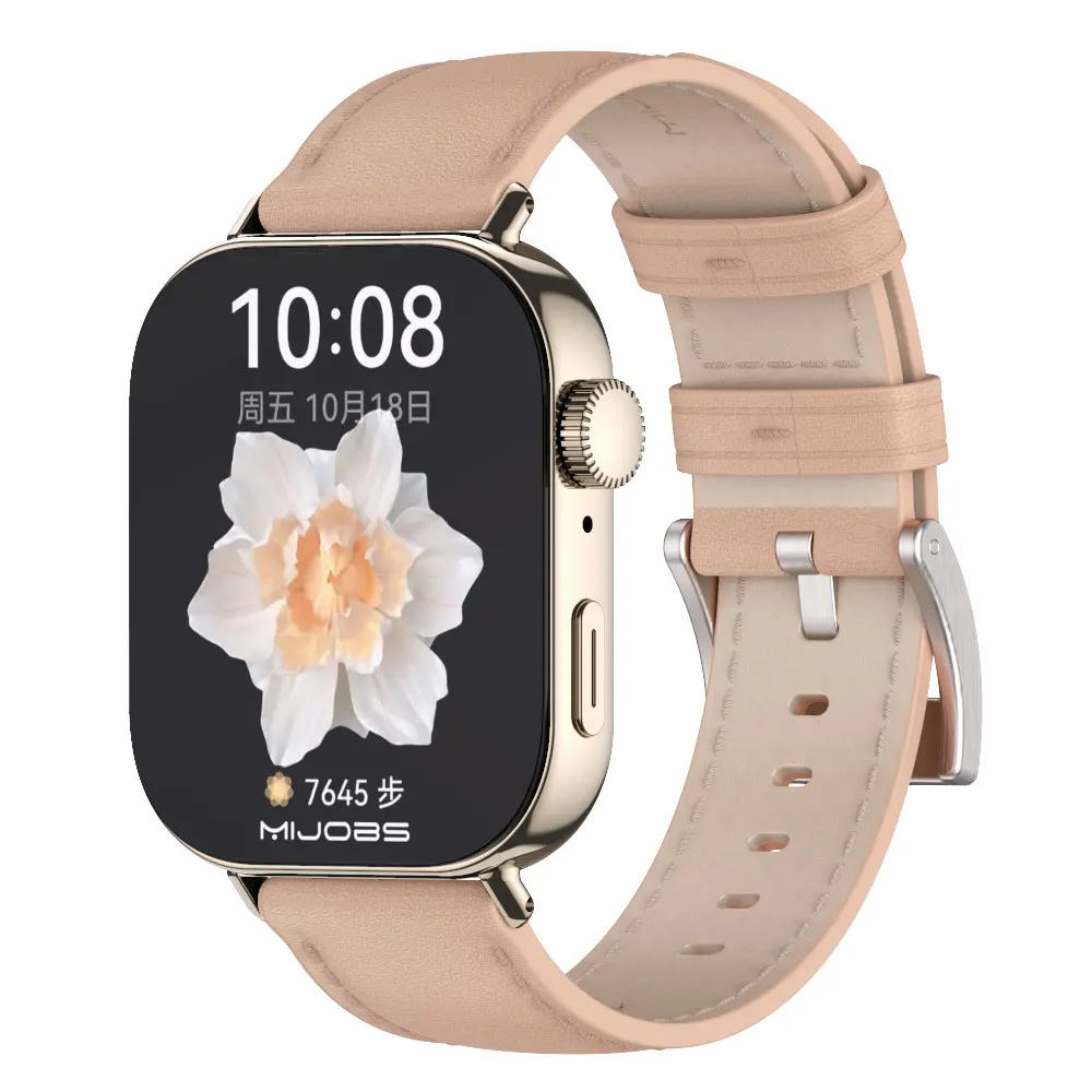 Premium Leather Wristband for Smart Watch - Soft and Durable Strap Accessory