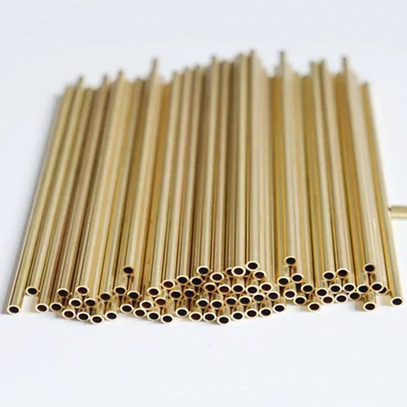 Brass Tube 1Pcs Length 500mm H62 Brass Tube Capillary OD 6/6.5/7/7.5/8/8.5/9/9.5/10/11/12/13/14/15mm Wall Thickness 0.2mm-3mm