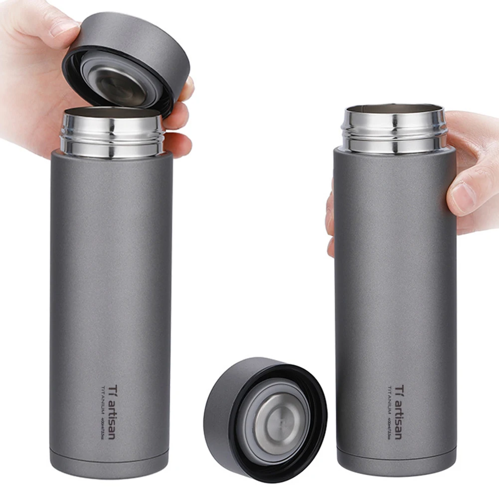 

400ml Double-Wall Vacuum Insulation Cup With Tea Strainer Water Bottle Portable Tea Coffee Wine Whisky Water Bottle