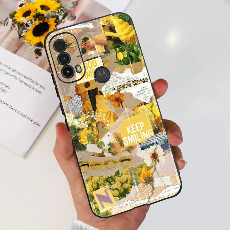 Fashionable Black Silicone Phone Case with Cool Pattern Design