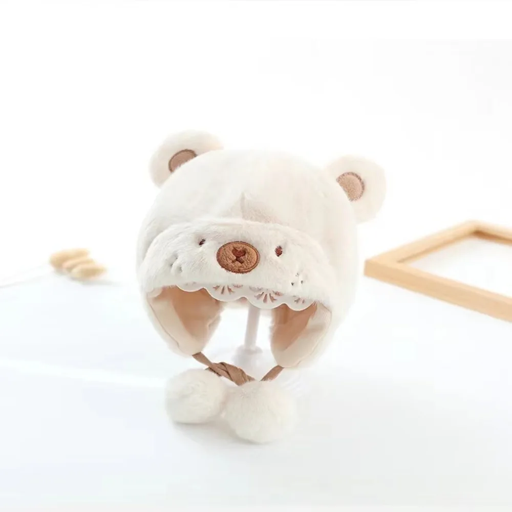 

Защита от холода и тепла детская мягкая плюшевая теплая шапка меховая ветрозащитная уличная Толстая мягкая и приятная для кожи