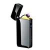 New Electric Lighter, Metal Double Arc Windproof LED Screen Touch Ignition Lighter, USB Charging Portable Lighter, Men's Gift 6