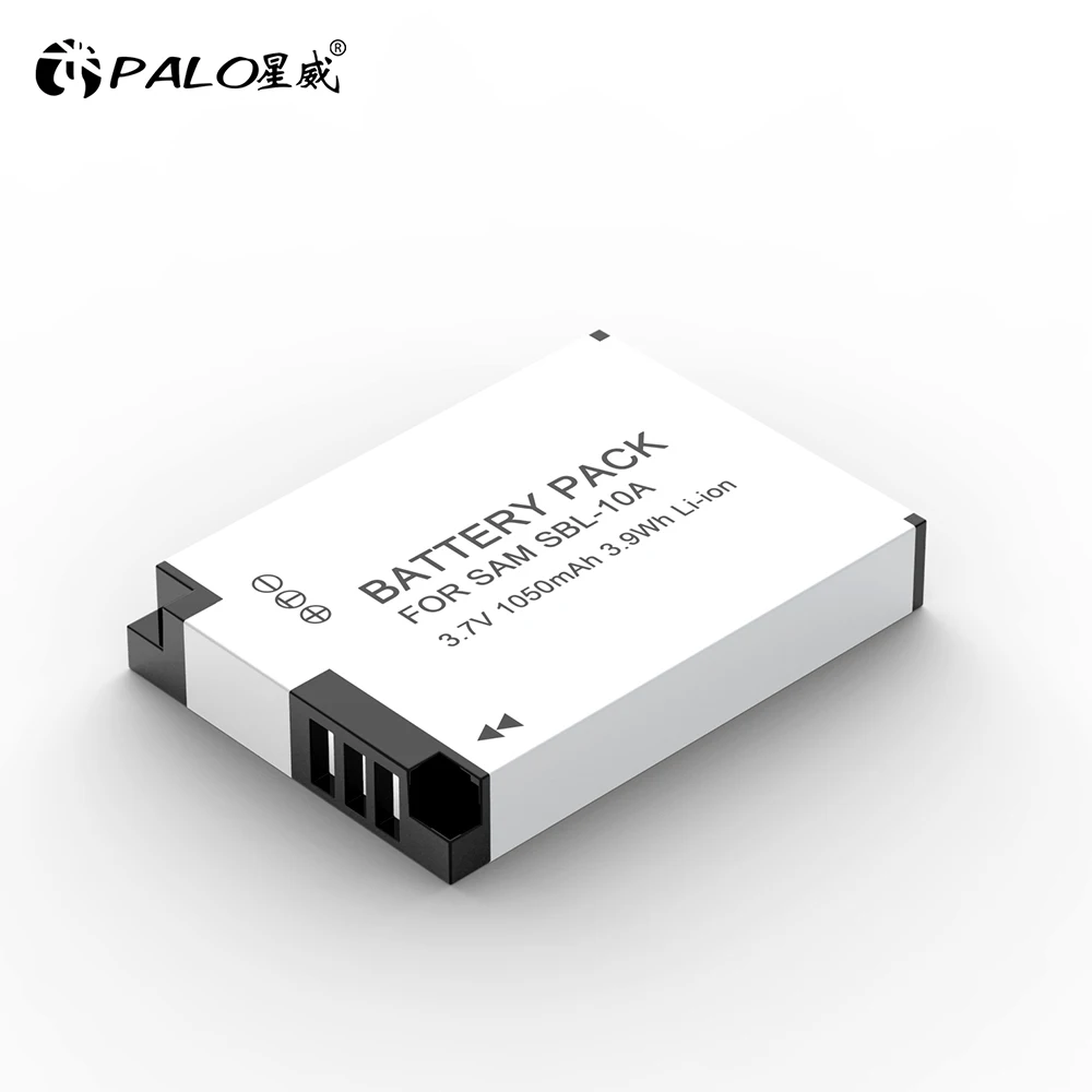 

Palo SLB 10A SLB-10A Replacement Battery For Samsung SL102 SL202 SL420 SL620 SL820 HZ10W HZ15W ES55 L100 L110 L200 L210 L310W