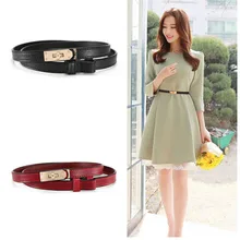 

Woman Belt Luxury Brand Genuine Leather Belts for Women Fashion Adjustable Belts Dress Jeans Thin Cowhide Waistband White Red