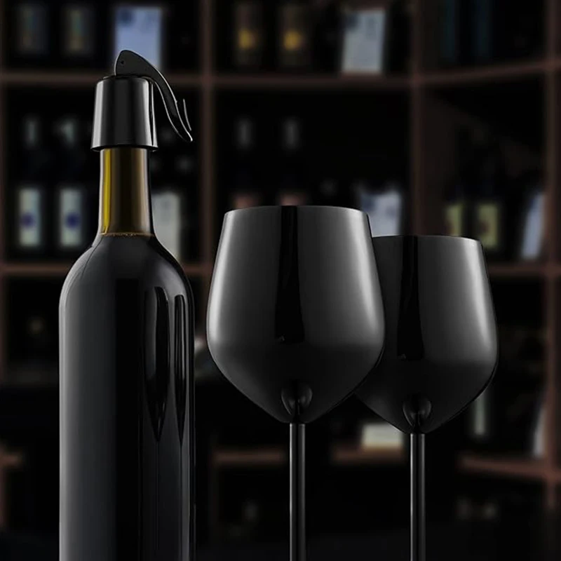 New Stainless Steel Glass Cocktail Creative Metal Wine Glass Bar Restaurant Champagne Red Wine Drinkware Barware Cup