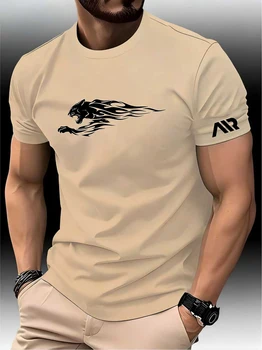Men’s Quick Dry Letter Short Sleeve Sport T Shirt 1