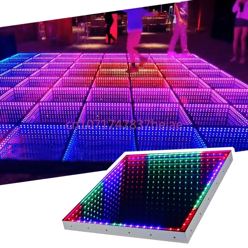 

20pcs Mirror DJ Dance Lighting Wedding Stage Light 3D Interactive Dance Dj Light Infinity Magnetic Led Dance Floor