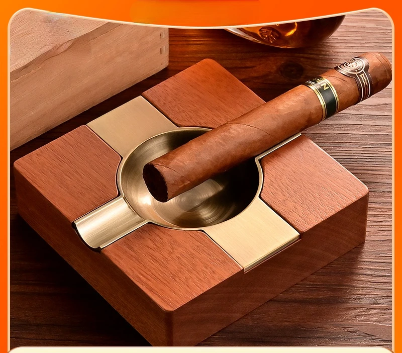 

CIGAR ASHTRAY large calibre bronze household cigar tray