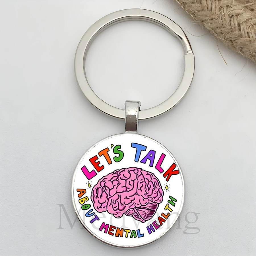 Creative mental health keychain 2