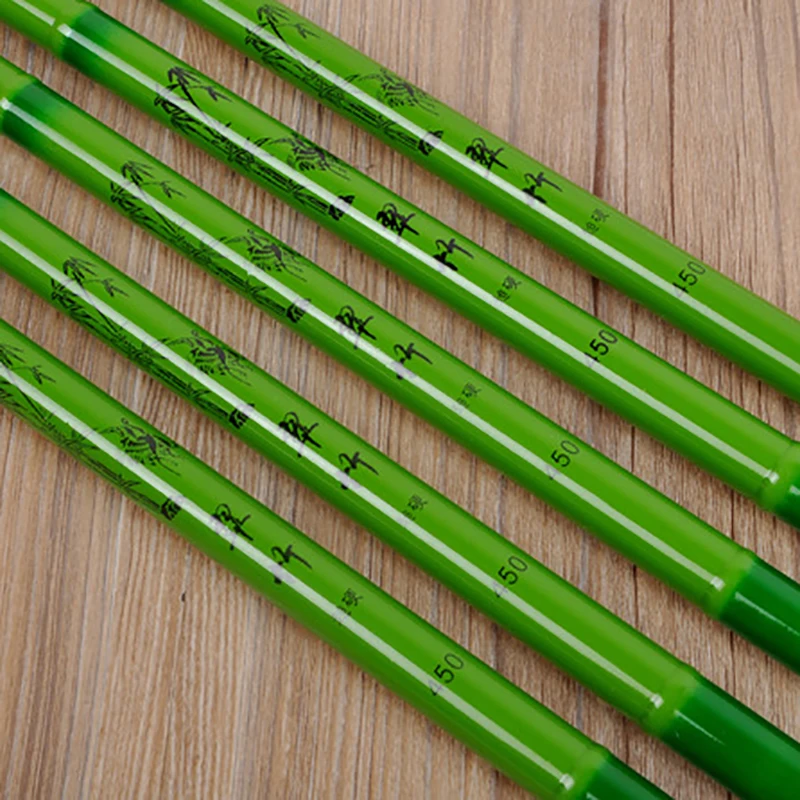 1Pc2.7m/3.6m/4.5m/5.4m/6.3m/7.2m Beginner's Quick And Easy Operation Of Green Bamboo Fiberglass Resin Fishing Rod Carp Rod