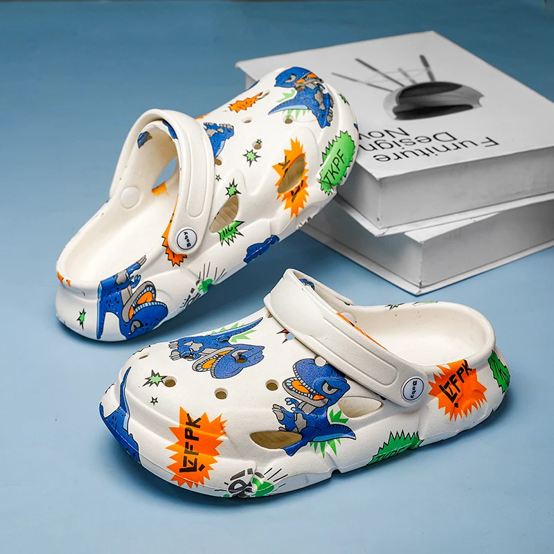 Kids Sandals Garden Clogs Shoes Summer Kids Sandals Cartoon Garden Clogs Outdoor
