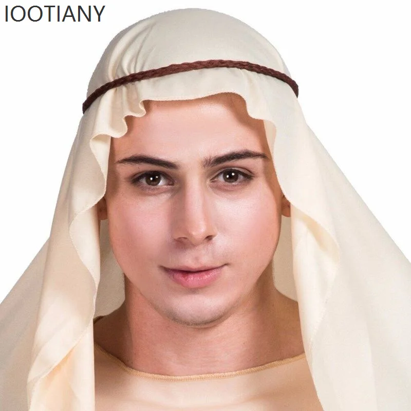 Halloween Saint Joseph Bible Religious Arabic Costume Dubai Businessman Cosplay Costume Holiday Party Stage Cosplay Masquerade