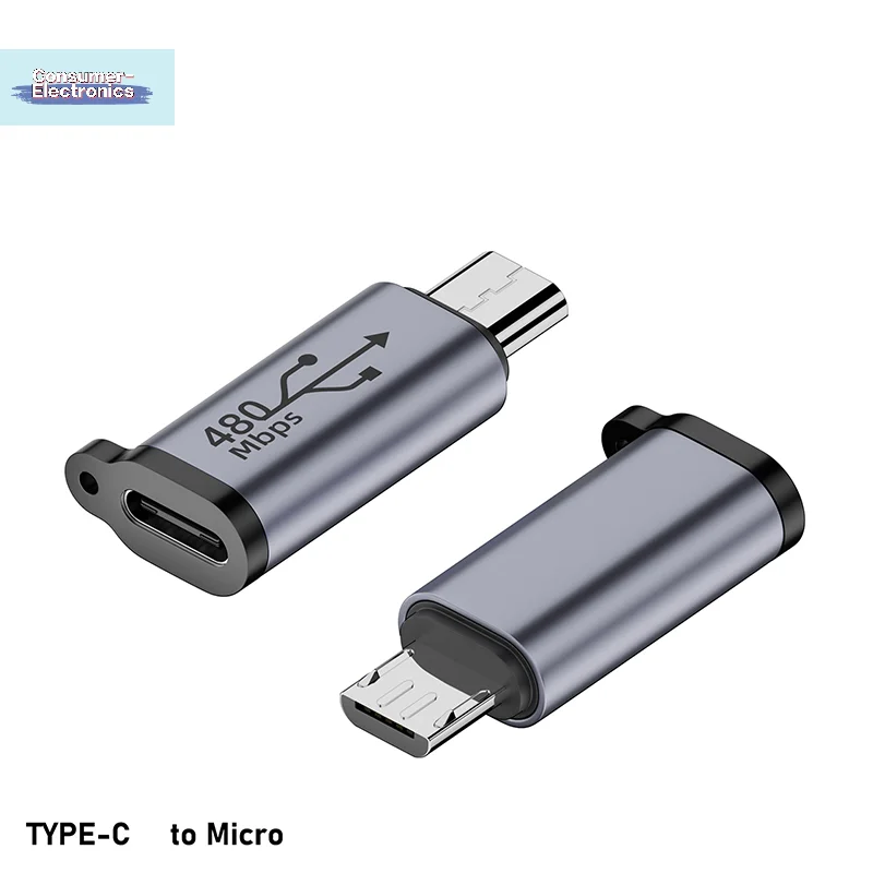 【1Pc USB-C-마이크로 USB 미니 USB 어댑터 타입-C 암-마이크로 USB 수 변환기(전화 태블릿 카메라 충전 어댑터용)】