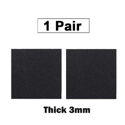Non - Slip Shoe Sole and Heel Protector Pads (Black)