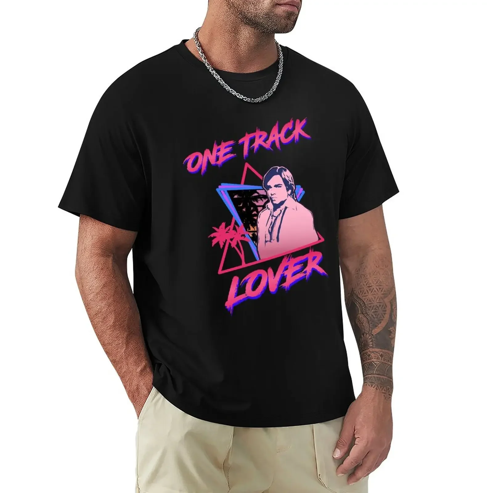 

Gift For Everyone Gifts Idea One Track Lover Art Vintage Photograp T-Shirt Aesthetic clothing mens clothes