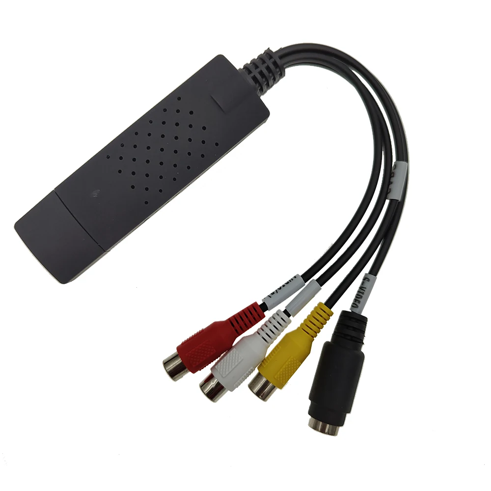 VHS to Digital Converter USB 2.0 Video Converter Audio Capture Card VHS Box VCR TV to Digital For Win 7/8/10 video capture card video converter vhs tape converter