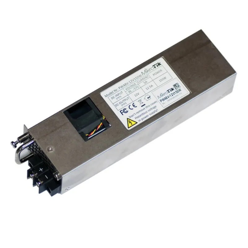 

Mikrotik PW48V-12V150W Hot Swap-48V DC источник питания для телекоммуникации