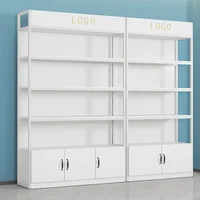 Customized Cosmetic Display Cabinet Beauty Salon Product Showcase Multi-layer Skincare Hair Salon Shelf Display Rack