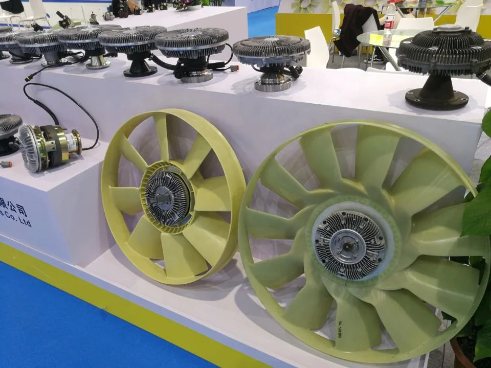 Silicon oil visco fan clutch replaces 11Q6-00370 for HYUNDAI Excavator R385-9 R375-9 Engine Cooling Part ZIQUN brand