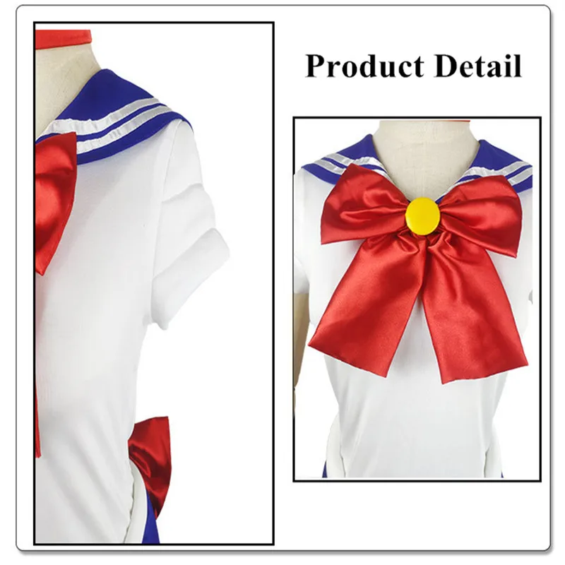 mercancía de calidad Productos de calidad Sailor Moon Juegos con disfraces  Usagi Tsukino Marinero Disfraz Uniforme Vestido Azul Niña Prendas de vestir  Precios bajos todos los días