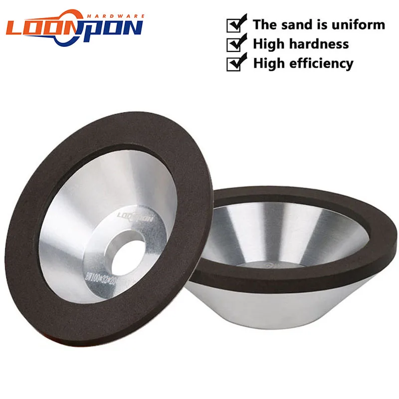 100/125/150mm Diamond Grinding Wheel Cup Grinding Wheel Circle for Milling Cutter Tool Carbide Metal Tungsten Steel grinding disc abrasive wheel grinding wheel
