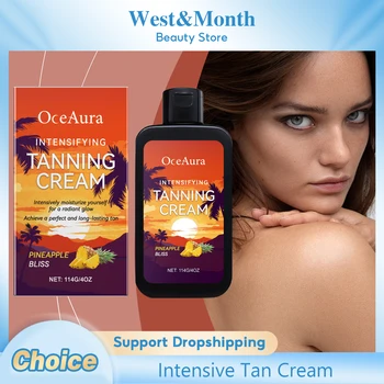 Crema potenziante abbronzante Marrone dorato Migliora l'abbronzatura Accelera l'oscurità Sole beijato Tono sexy Crema abbronzante idratante senza sole 1