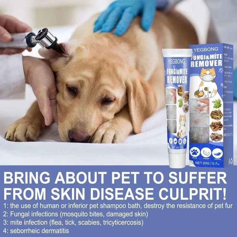 Yegbong dog skin anti-itching cat and cat pet healing ointment pet ointment ringworm external care