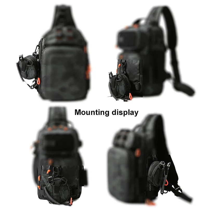 Waterproof Nylon Fishing Pouch with Lure Pliers Holder
