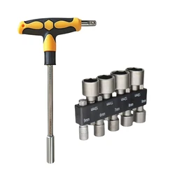 Enhanced Screwdriver Set with Multiple Head Types (Socket 10Pcs Set)
