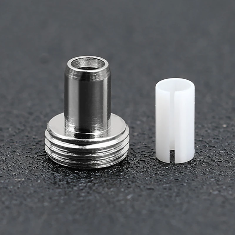 Fiber Optic Adapter New Fiber Optic Visual Fault Locator Ceramic Tube Sleeves Adapter 3pc Ceramic Sleeve Tubes and 3pc Metal Head Connector