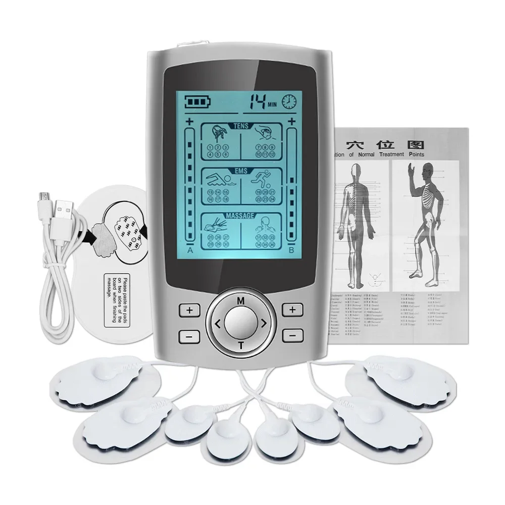 Tens Unit Stimolatore Muscolare 36 Modalità Electric Ems Agopuntura Massaggio Del Corpo Terapia Digitale Macchina Dimagrante Elettrostimolatore