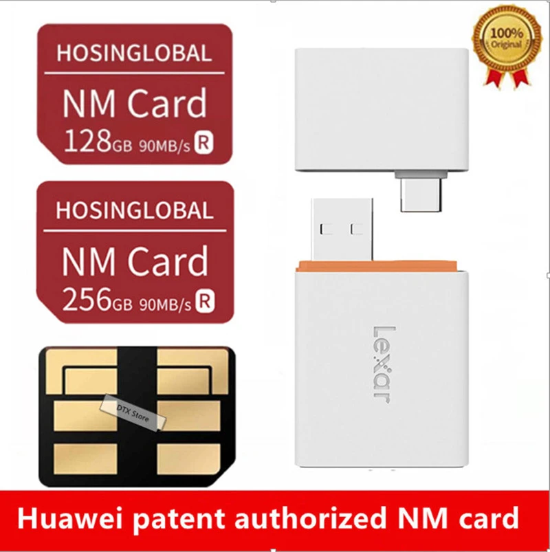 Nm Card 128/256gb Nano Memory Card Huawei Mate40 Mate30 Mate 20x Pro P20 P30 P40 Pro Series Nm