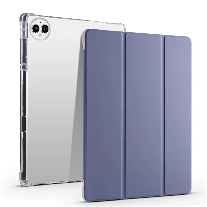 Premium PU Leather Soft Back Stand Cover for Tablets - Elegant Protective Case and Stand for 12.2-Inch Devices