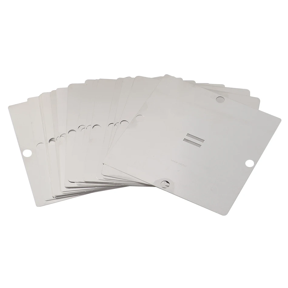 12/14/21pcs BGA memory template90mmx90mm DDR2-3  DDR3-2 DDR5 BGA96 BGA78 DDR4 memory chip repair template leakage bead fixture — view 3