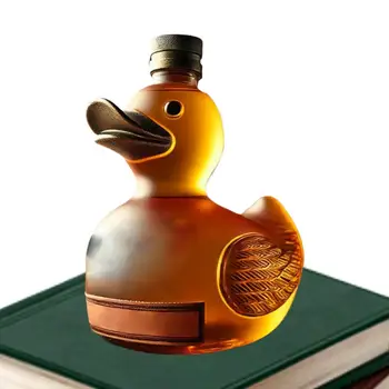 Duck Decanter Statue Wine Bottle Duck Statue Decanter Decoration for Men Women Whiskey Lovers Family Cabinet Display Storage 1