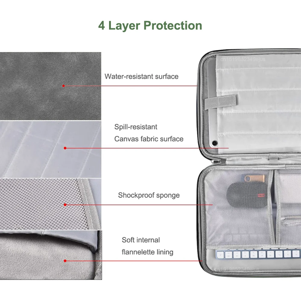 Bolsa para Ipad Pro Bolsa para Ipad Pro 12 11 Bolsa para Ipad 10th 9th 8th 7th Generation Air Xiaomi Tab Samsung - Imagem 3