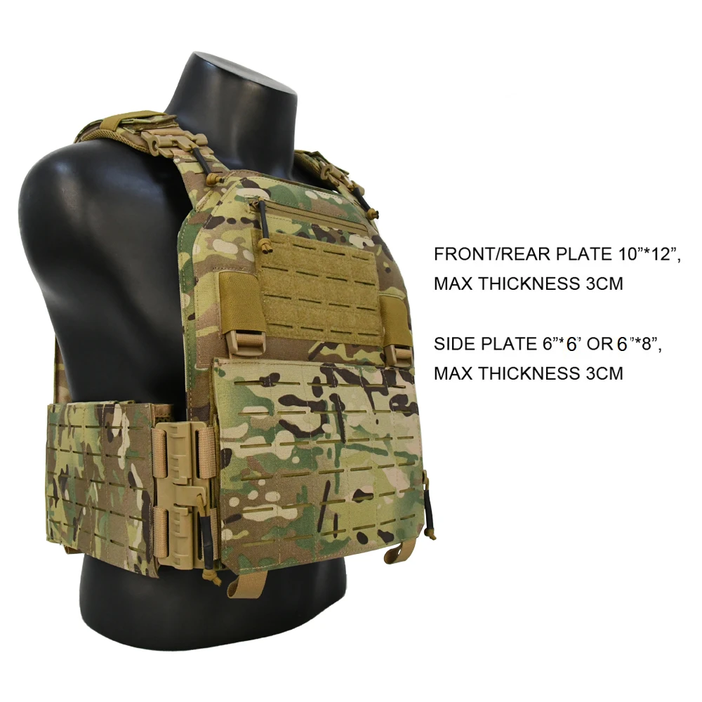 VT05 EMERSONGEARS Hochwertige, verschleißfeste 1000D-Nylongewebe, vollständig schützende, schnell lösende, laserschneidende taktische Weste – Detail 5