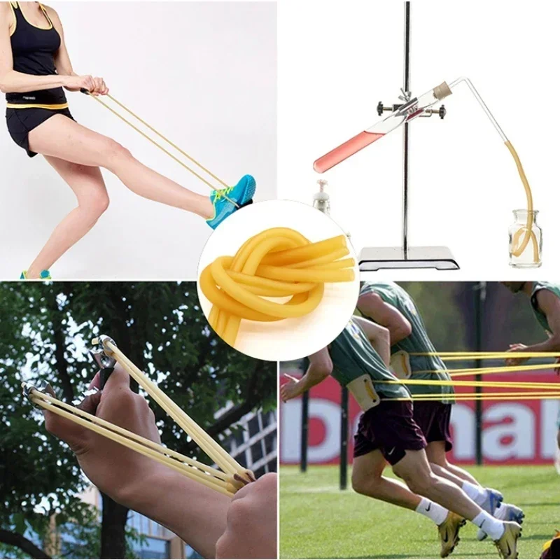 1/3/5M Nature Latex Rubber Hoses High Resilient Elastic
