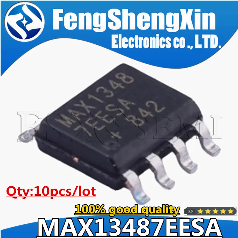 

10pcs/lot New MAX13487EESA MAX13487 SOP-8 Half-Duplex RS-485-/RS-422-Compatible Transceiver IC