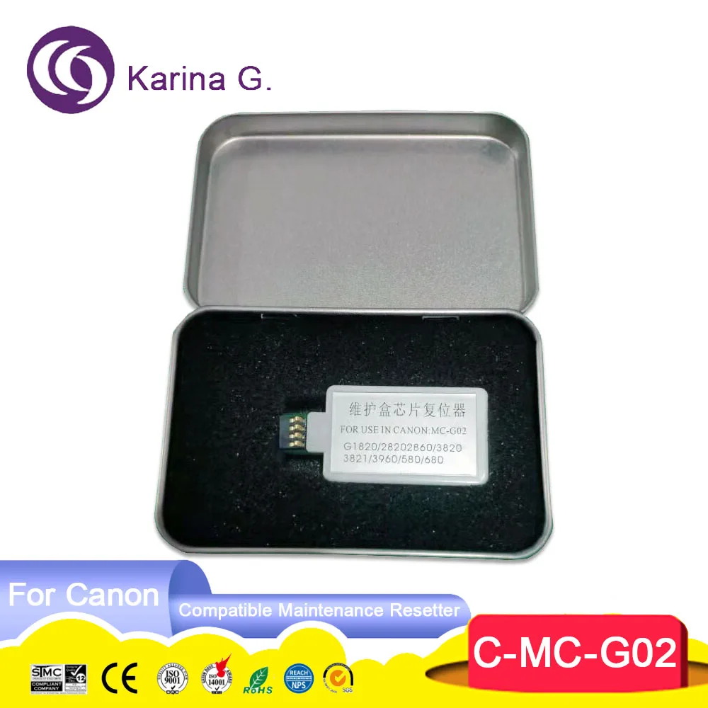 MC-G02 Ink Maintenance Box Chip Resetter For Canon G2160 G3160 G1220 G2260 G3260