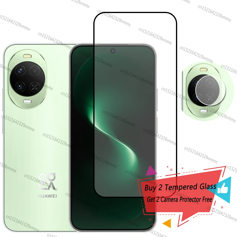Premium Full Cover Tempered Glass Screen Protector and Camera Lens Film