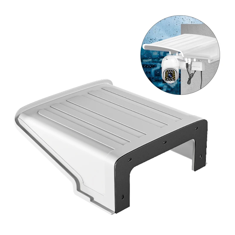 Pokrywy ochronne tarcza ścienna wodoodporna osłona przeciwdeszczowa wieżyczka kamery kopułowe pudełko ochronne kamera ochrony pokrowiec ochronny