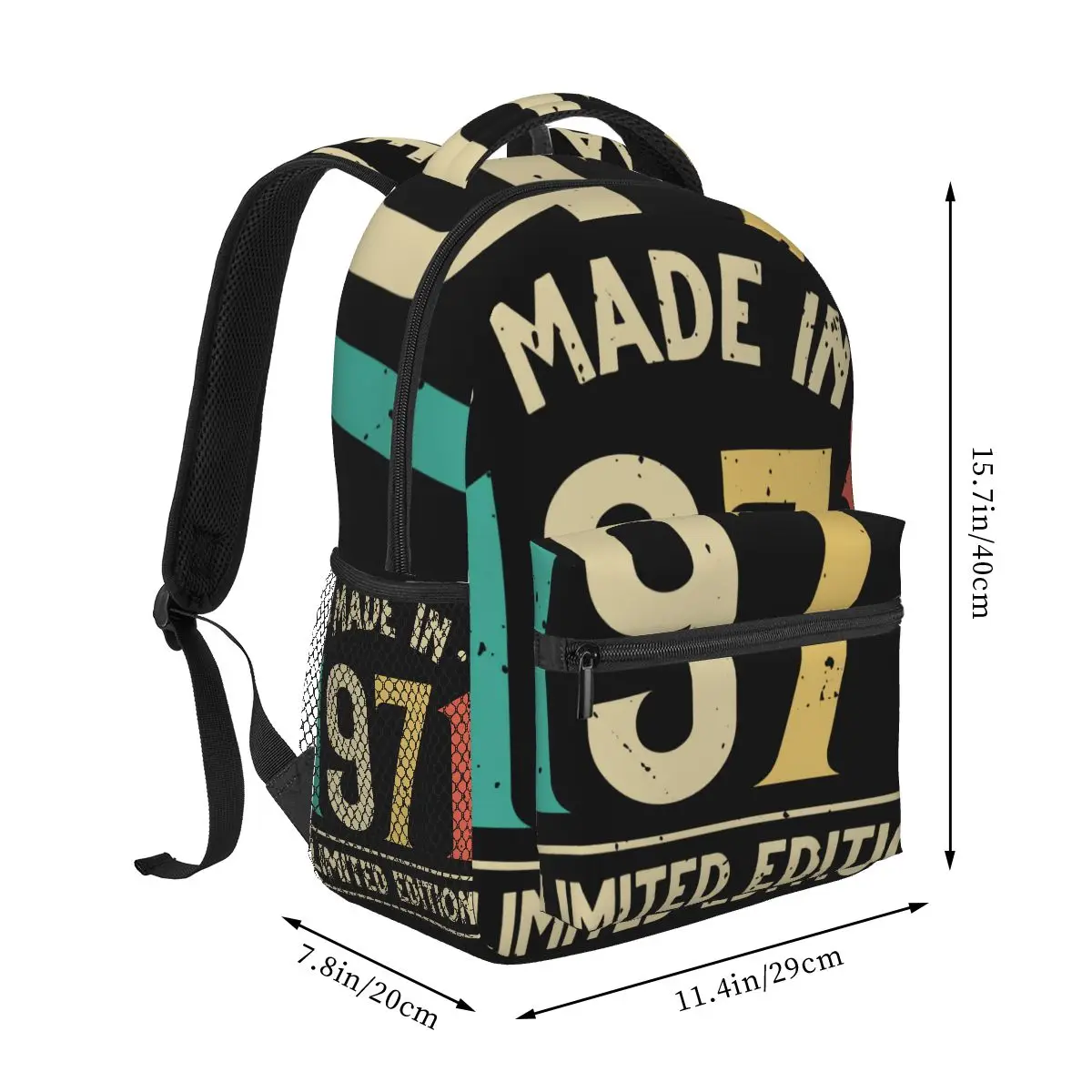 1971 Limited Edition Birthday Casual Backpack Unisex Students Leisure Travel Computer Backpack