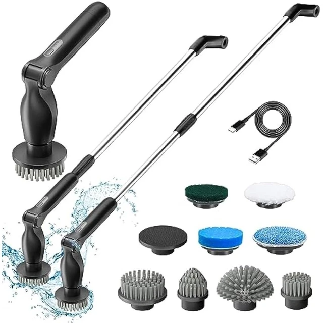 Electric Spin Scrubber Cleaning Brush  Electric Spin Scrubber Bathroom - 8  1 - Aliexpress