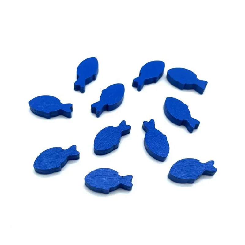 10 pièces/ensemble Mini marque de couleur en bois accessoires de jeu de bricolage accessoires de jeu d'échecs en bois